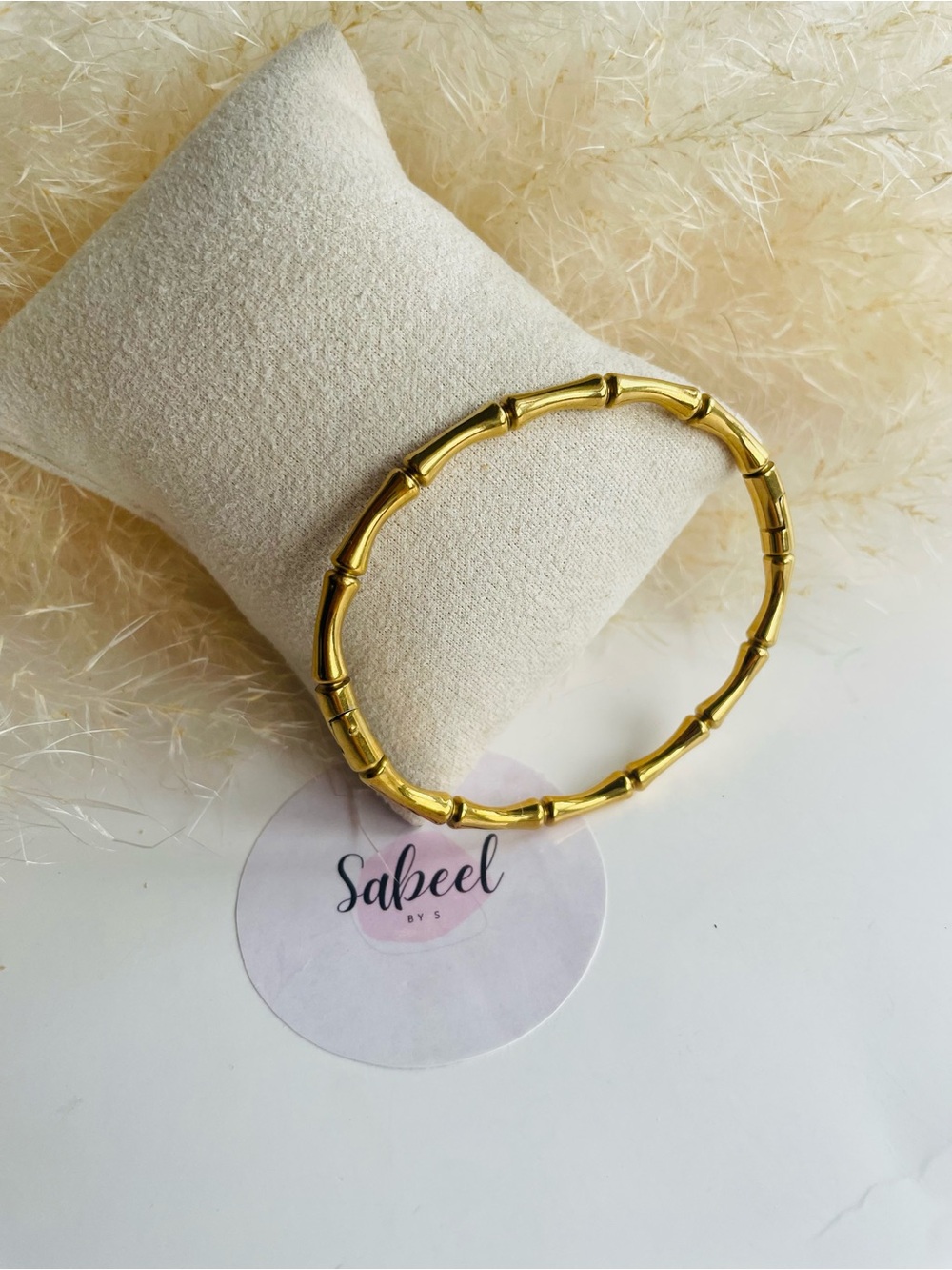 Stainless Steel Bangle | Minimalist Bracelet | Jonc en Acier Inoxydable - Picture 1 of 4
